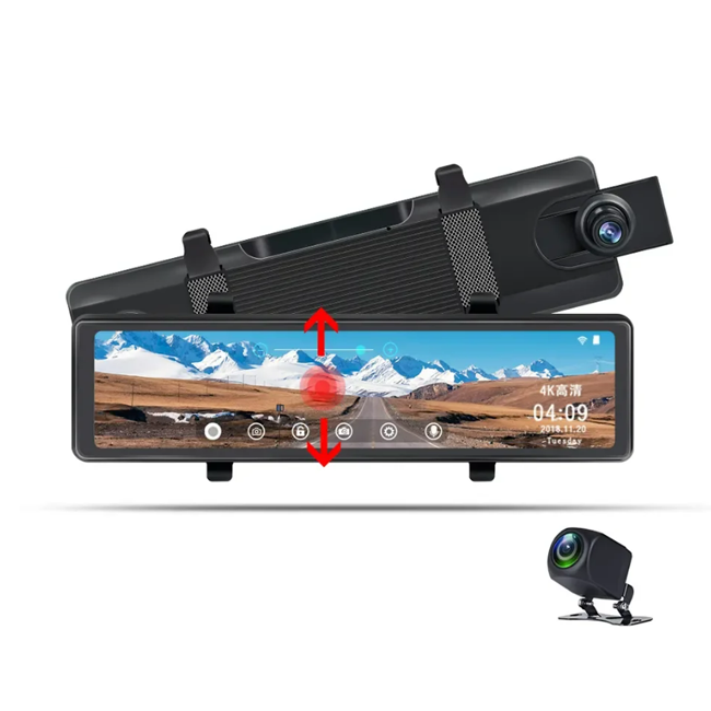 MD1126V 4K 11.26 inch mirror car DVR  - 副本