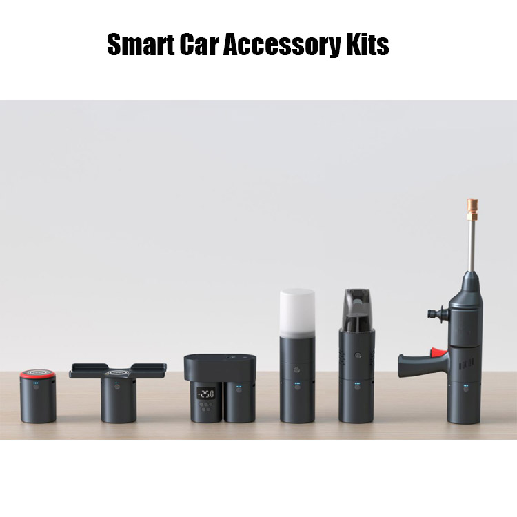 Vancen CA002 Smart Car Kits 【Tire inflator pump 】+ 【Vacuum cleaner】+ 【Car washer】+【Glare flashlight】5 in 1